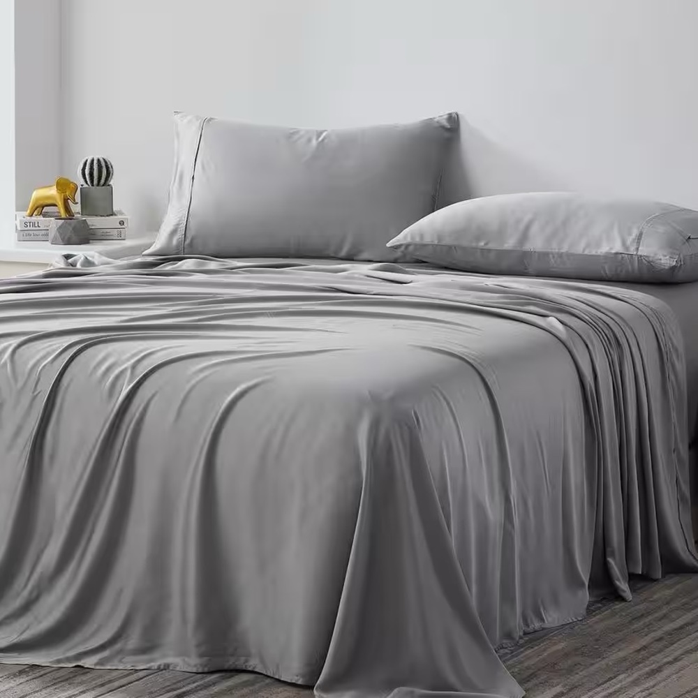 NEW - Premium Collection 6-Piece Microfiber Sheet Set - Grey